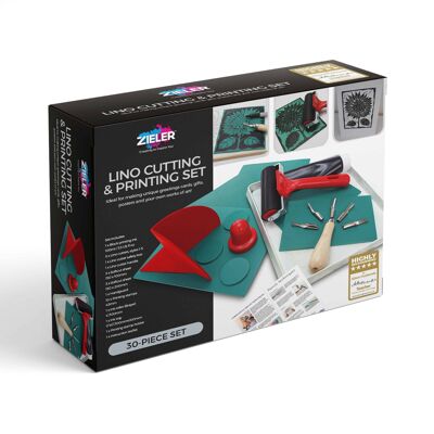 The Complete Lino Cutting & Printing Kit (30 pcs set) | Ideal for Beginners | 09299292