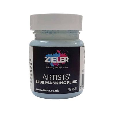 Art Masking Fluid | Light Blue | 60ml | by Zieler | 09299339