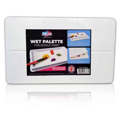 Acrylic Paint Wet Palette - For Keeping Paints Wet | by Zieler | 09299334