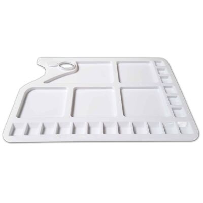 Large White Palette Sturdy Plastic 23 Well | by Zieler | 09299350