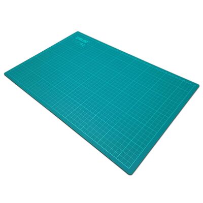 A3 Green Cutting Mat With Grid Lines - Double-Sided- By Zieler | 09299355