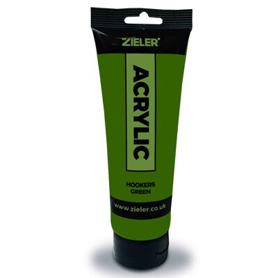 Premium Acrylic Paint | High Pigment (120ml Tube) by Zieler - Hookers Green