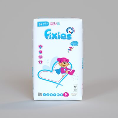 Baby nappies Fixies XL 16/30 kg x 34