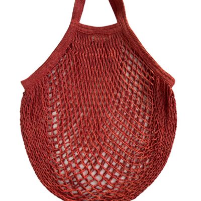 Short handled string bag vegetable dyes - Spice