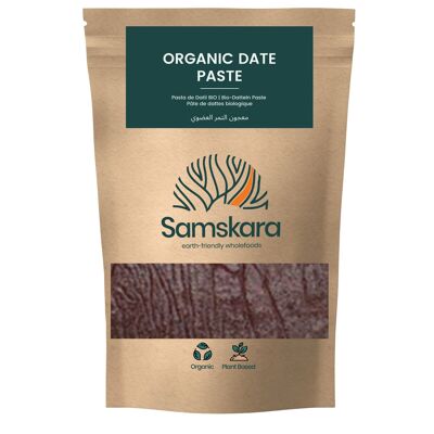 Date Paste | BIO DEGLET NOUR Premium Producer certified fair trade | 100% Date | Soft Paste | Samskara- 1 kg