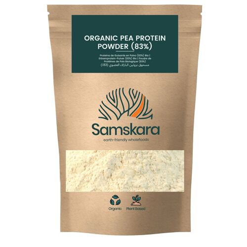 PROTEÍNA DE GUISANTE FERMENTADO 80% BIO 500 GR