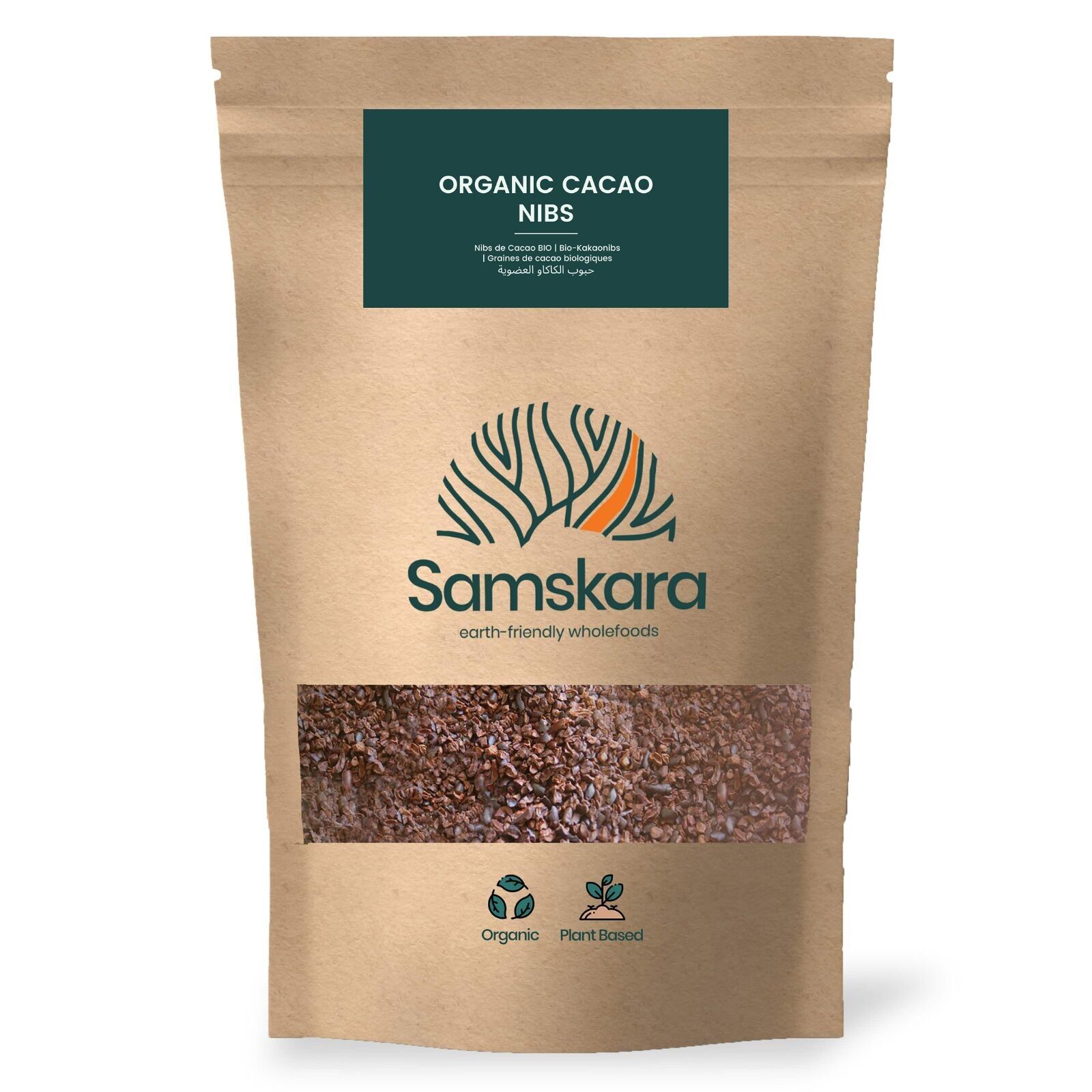 KAKAO-NIBS | Roh |  BIO | + Magnesium, Eisen, Kalium, Mangan | 1kg