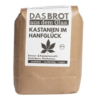 Castañas orgánicas en el paquete de recarga Hanfglück