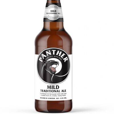 Mildes Panther-Bier – 500-ml-Flasche x 12