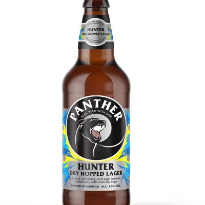 Hunter Lagerbier – 500-ml-Flasche x 12