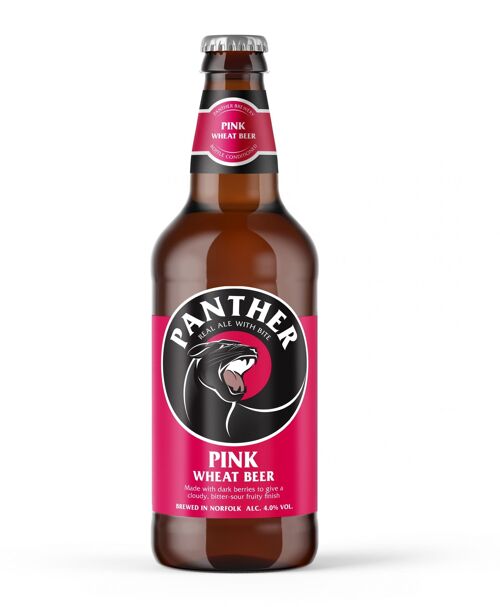 Pink Panther Fruit Wheat Beer– 500ml Bottle x 12