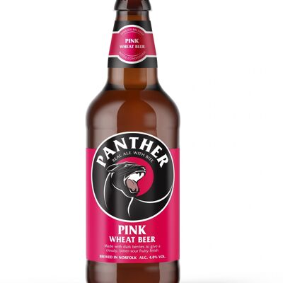 Pink Panther Fruit Wheat Beer– 500ml Bottle x 12