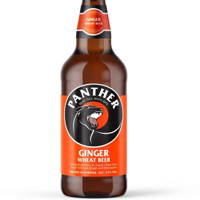 Ginger Panther Wheat Beer – Bouteille de 500 ml x 12