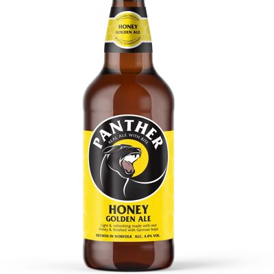 Cerveza Honey Panther Golden Ale– Botella 500ml x 12