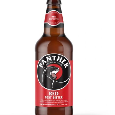 Red Panther Best Bitter Beer – 500ml Bottles x 12