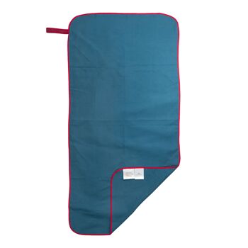 Ensemble de serviettes en microfibre HAMAL bleu 4