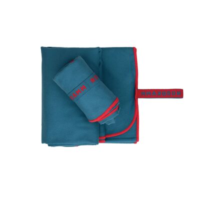 Ensemble de serviettes en microfibre HAMAL bleu