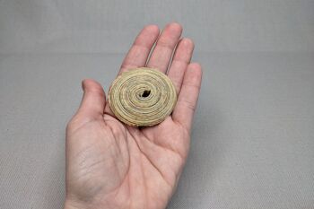 Pendentif perle déco chic en papier recyclé "Barbara" - coloré - avec ruban 3