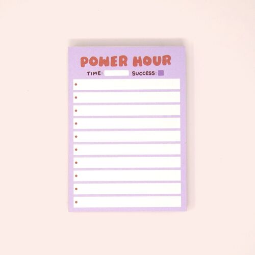 Power Hour Mini Desk Pad - Purple