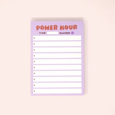 Minialmohadilla de escritorio Power Hour - Púrpura