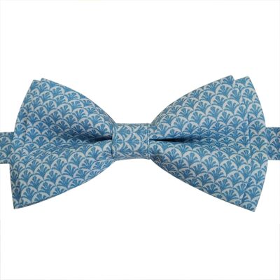 Sky blue bow tie