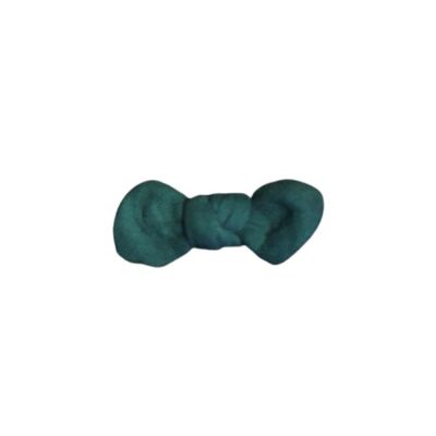 Turquoise Gauze knot hair clip (set of 6)