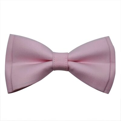 Pale pink bow tie