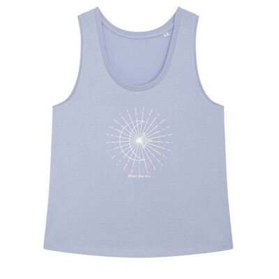 Camiseta Estampado Celestial Azul Polvo