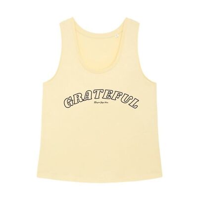 Grateful Vest Top - Butter