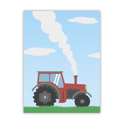 Traktor-Plakat