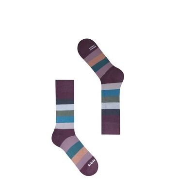 Multicolor Stripe Socks - Woman - Color Multicolor2