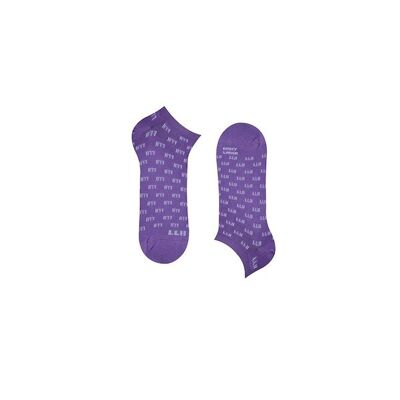 Low Socks Logo - Unisex - Color Grape