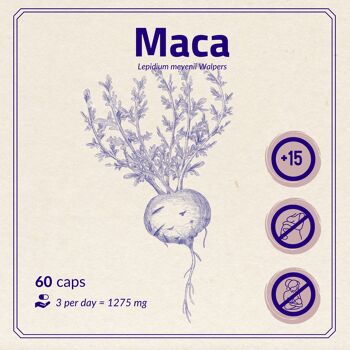 60 gélules de Maca 4