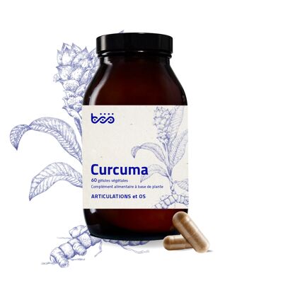 60 cápsulas de cúrcuma