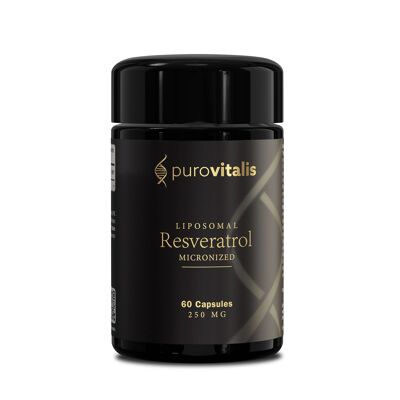 Purovitalis - Resveratrolo liposomiale 60 capsule - 250 mg di trans-resveratrolo micronizzato