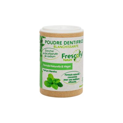 Pot de poudre dentifrice menthe 40g