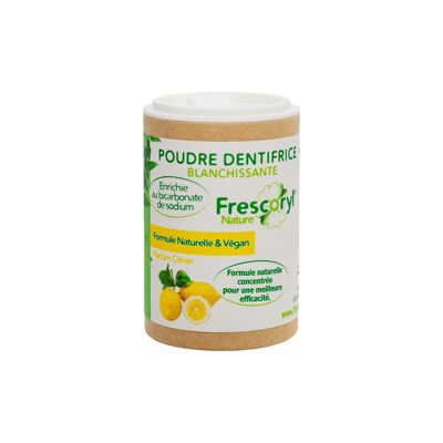 Pot de poudre dentifrice citron 40g