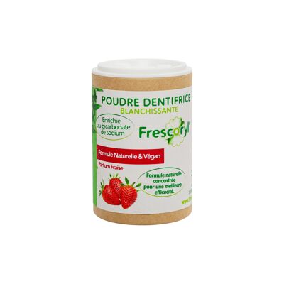 Pot de poudre dentifrice fraise 40g