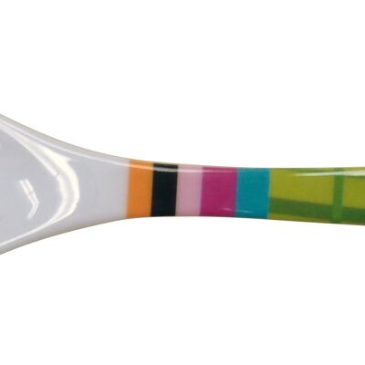 Melamine baby dish spoon, Length 14.5 cm. Collection You're Crazy Louloup !!!