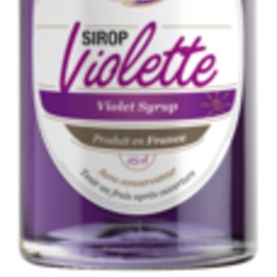 Sirop Artisanal Violette 25 cl