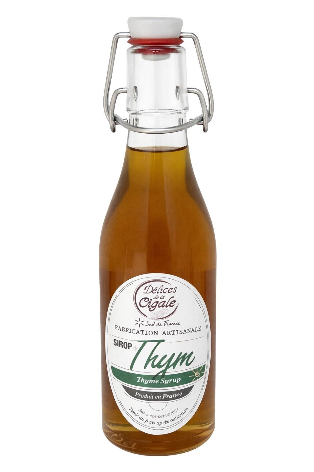Sirop Artisanal de Thym 25 cl -  Médaillé d'or Hérault Gourmand