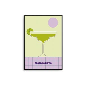 Cocktail Margarita Impression artistique