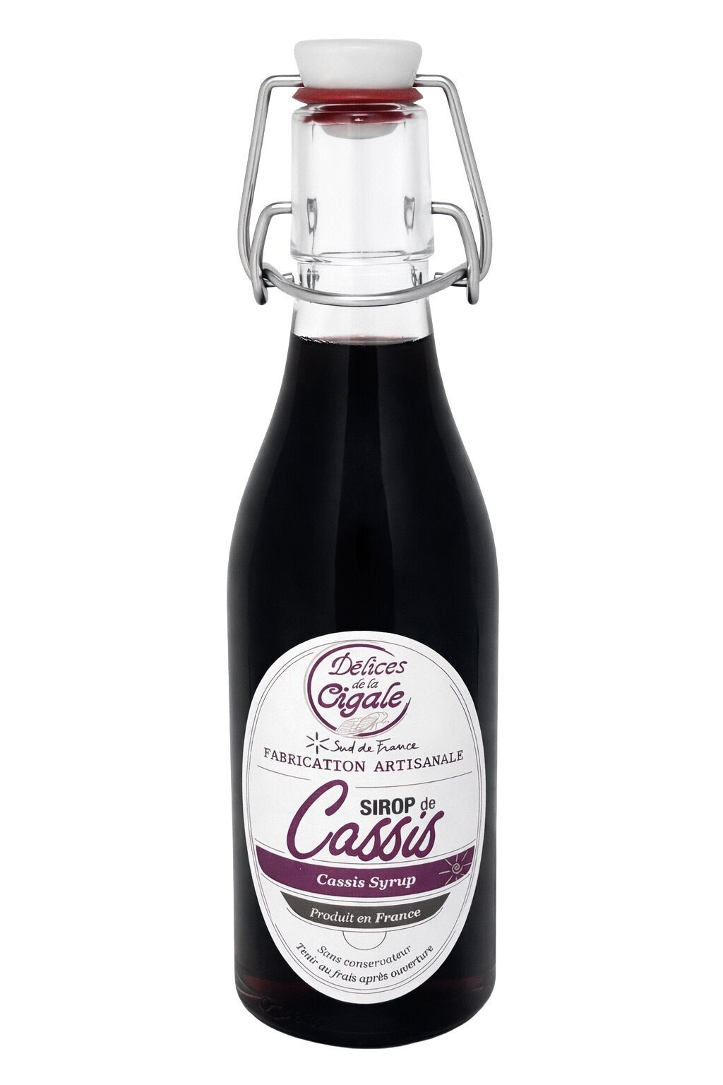 Artisanal Blackcurrant Syrup 25cl - Made in the South of France