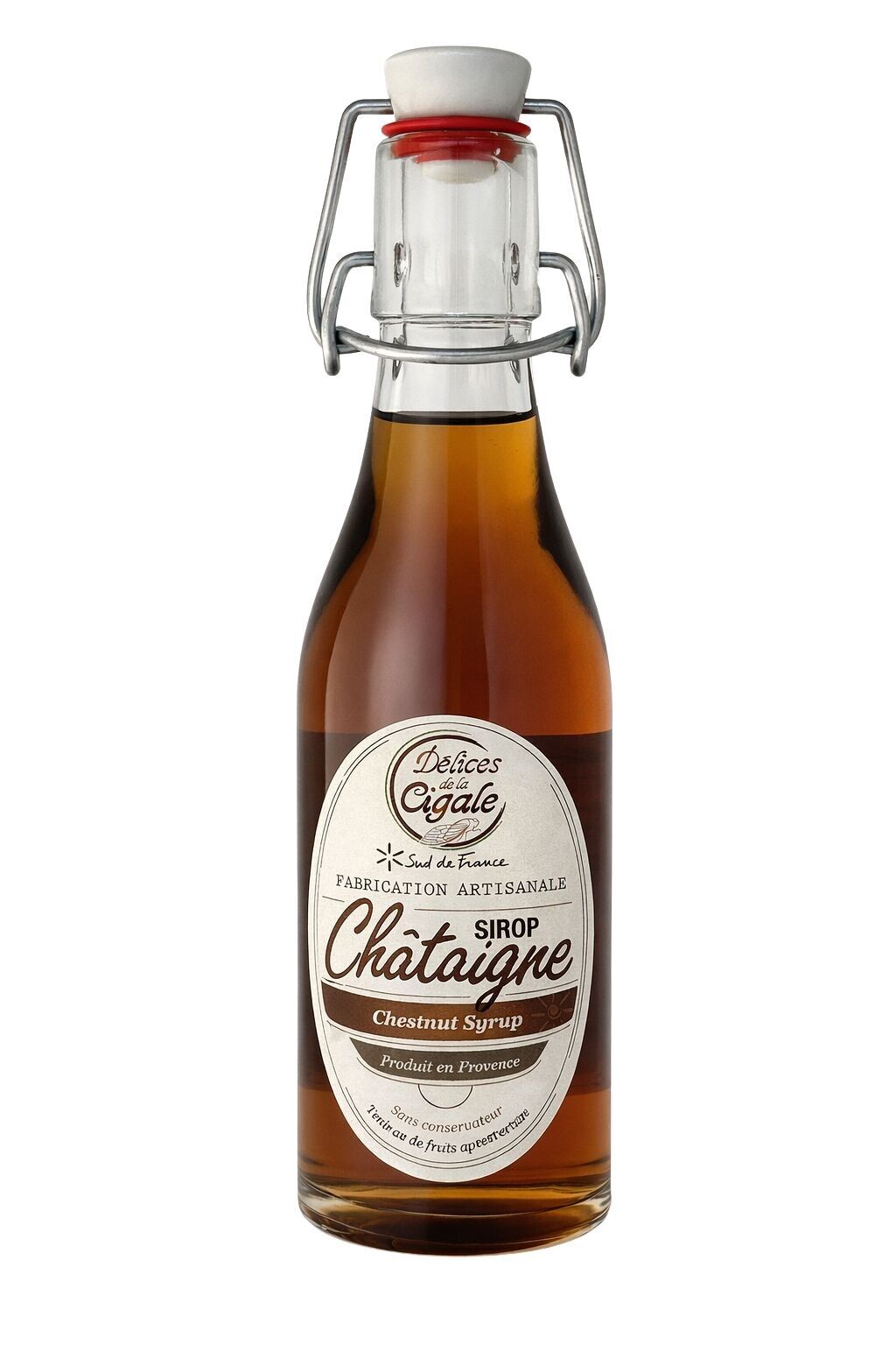 Sirop Artisanal de  Châtaigne 25 cl - Chandeleur - Fabriqué dans le sud de la France