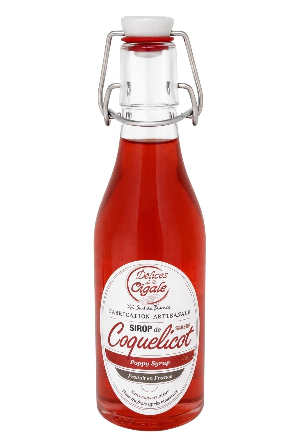 Artisanal Poppy Syrup 25 cl - Made in the South of France
