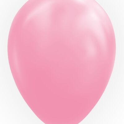 25 Balloons 12" pink