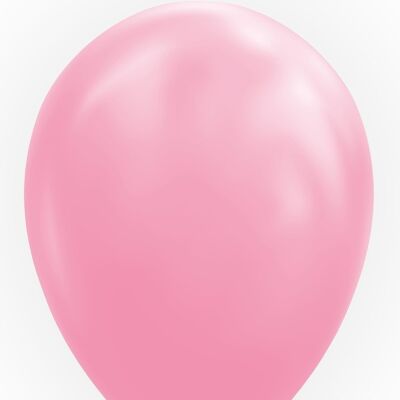 25 Balloons 12" pink