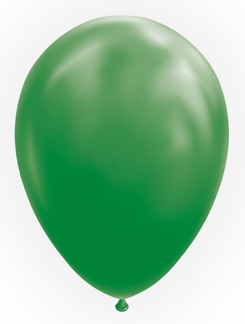 25 Balloons 12" dark green