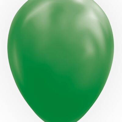 25 Balloons 12" dark green