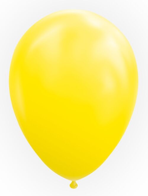 25 Balloons 12" yellow